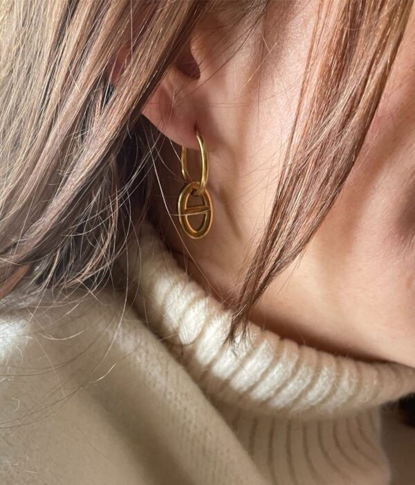 Boucles d’oreilles Marine